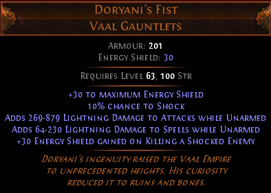 Doryani's Fist