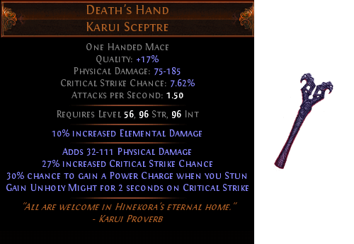 Unikat Death's Hand