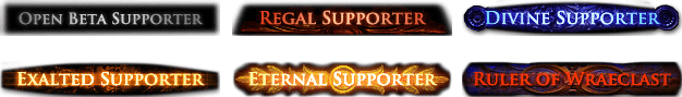 Open Beta - Supporter Packs